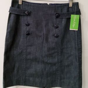 Lilly Pulitzer Marianne Denim Skirt Size 2